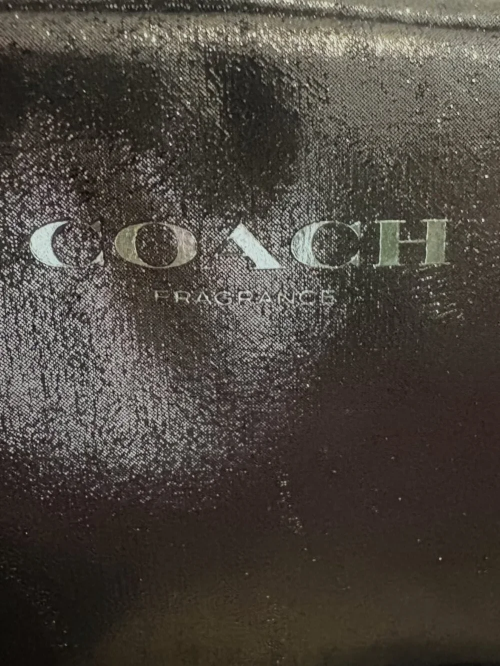 COACH Metallic Fragrance cosmetic bag NWOT